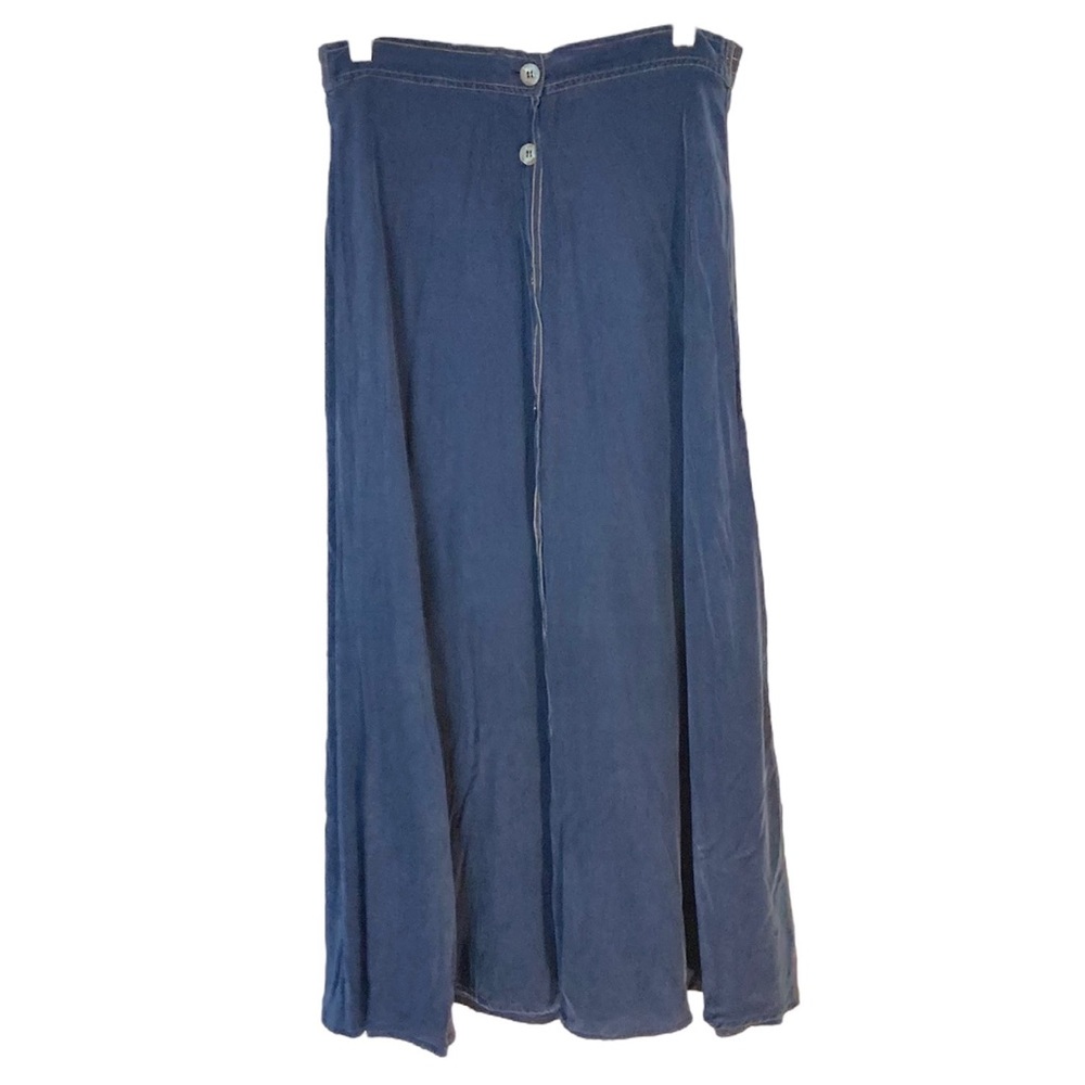 Silk Maxi Skirt Carole Little Sz 12 #bohemian #cottage core #boho #gypsy #hippie